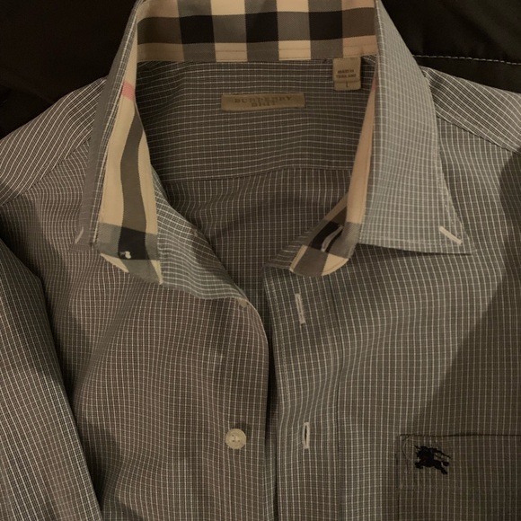 Burberry Botton Down Mens Collar Shirt